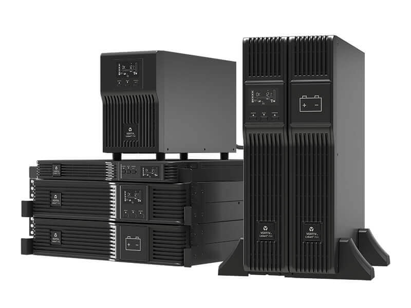 Air and Power Solutions Vertiv™ Liebert® PSI5 UPS, 750-5,000VA Line Interactive AVR, Mini Tower, 1U and 2U Rack/Tower
